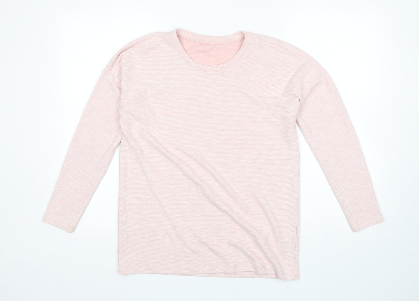 George Womens Pink Round Neck  Polyester Pullover Jumper Size 10