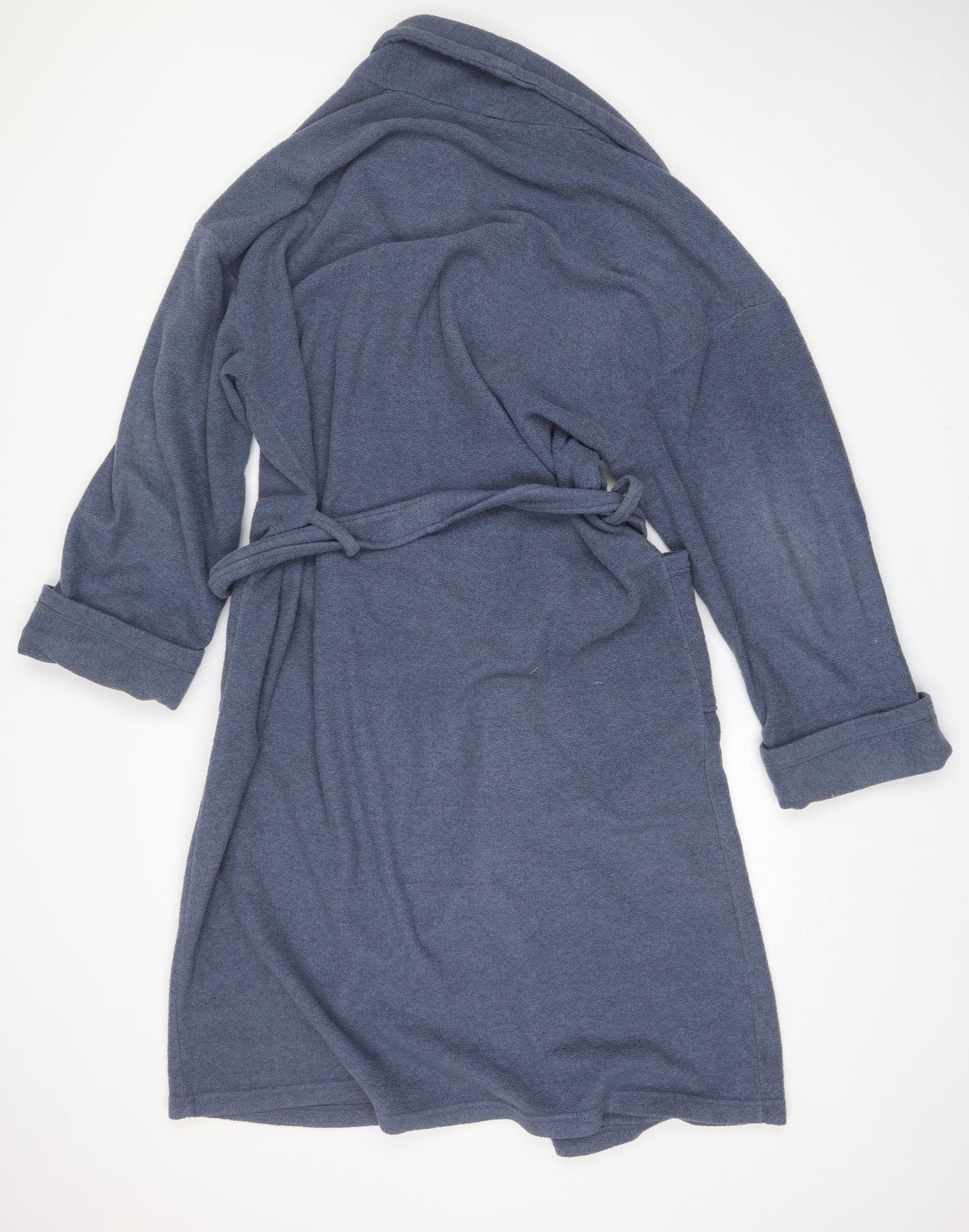 BHS Mens Blue  Polyester  Robe Size L