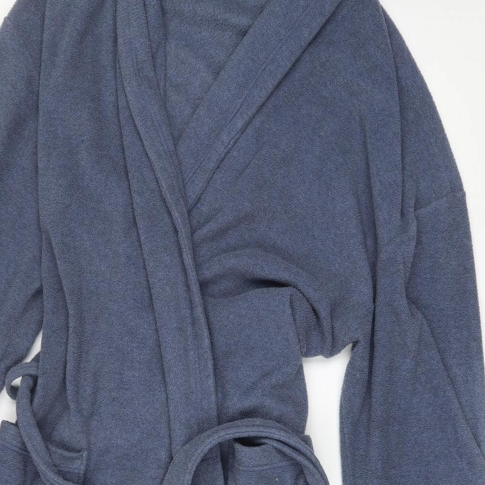 BHS Mens Blue  Polyester  Robe Size L
