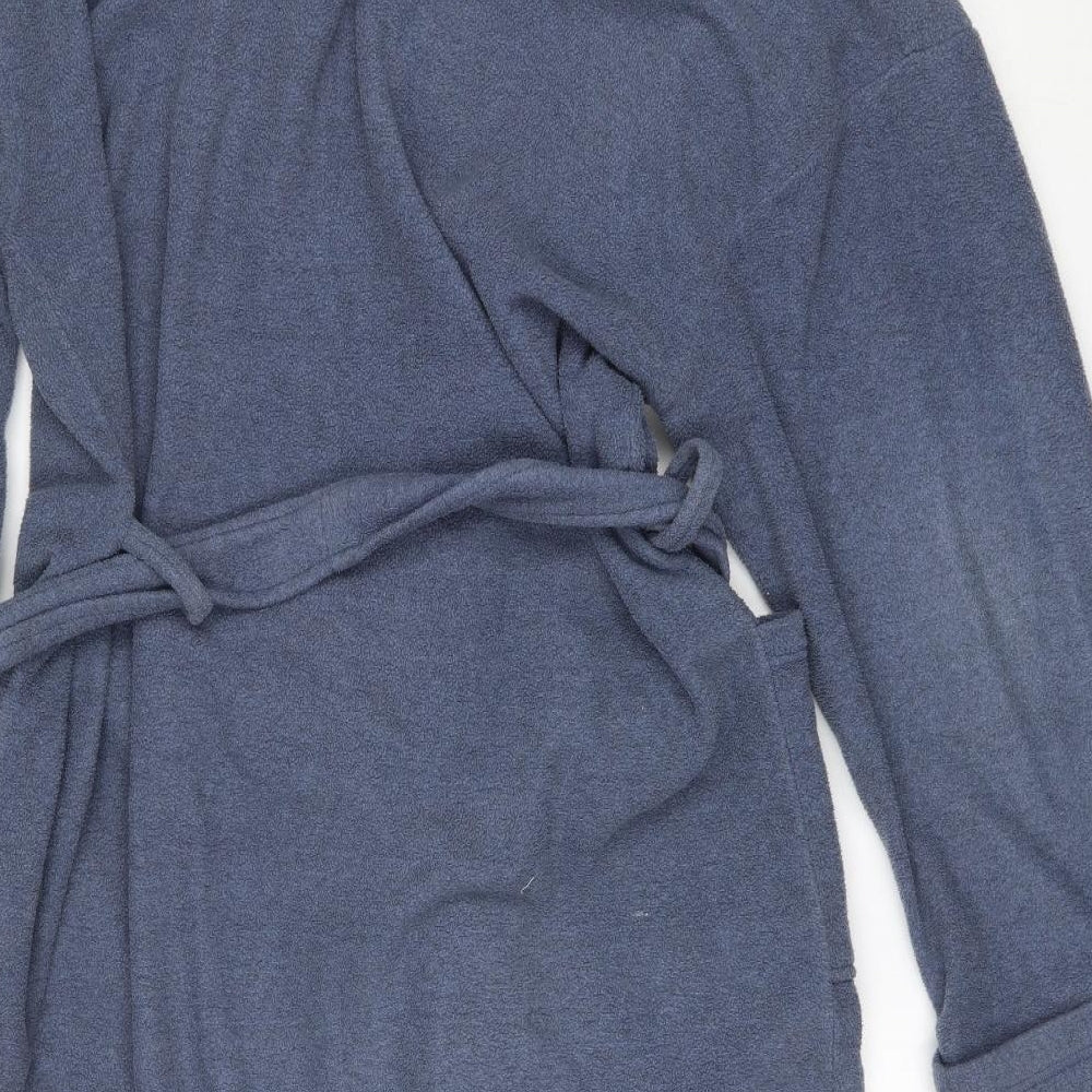 BHS Mens Blue  Polyester  Robe Size L