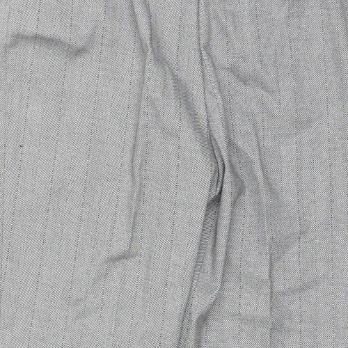 Marks and Spencer Womens Grey  Polyester Dress Pants Trousers Size 14 L23 in Regular