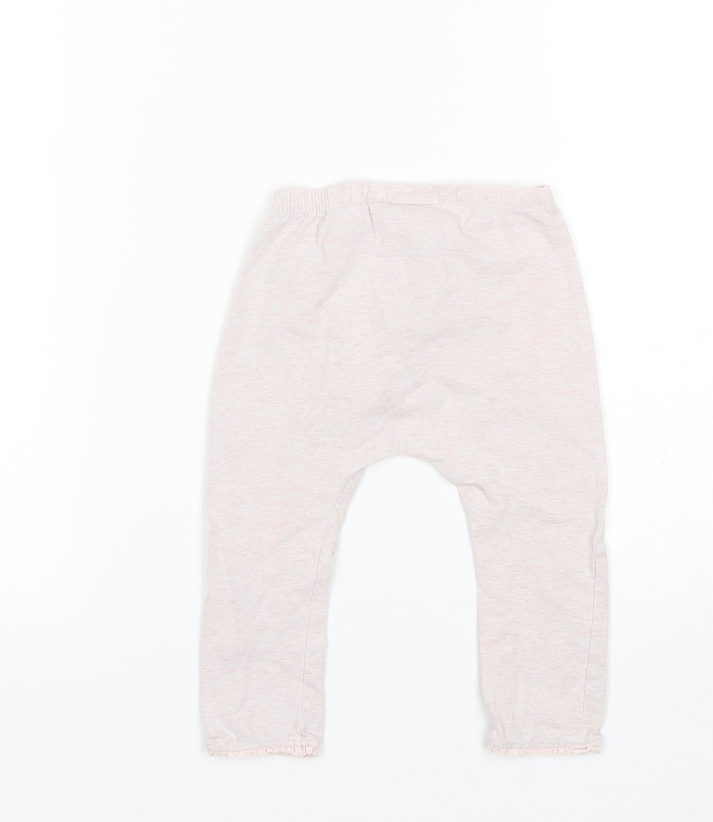 NEXT Baby Pink  Cotton Jogger Trousers Size 12-18 Months