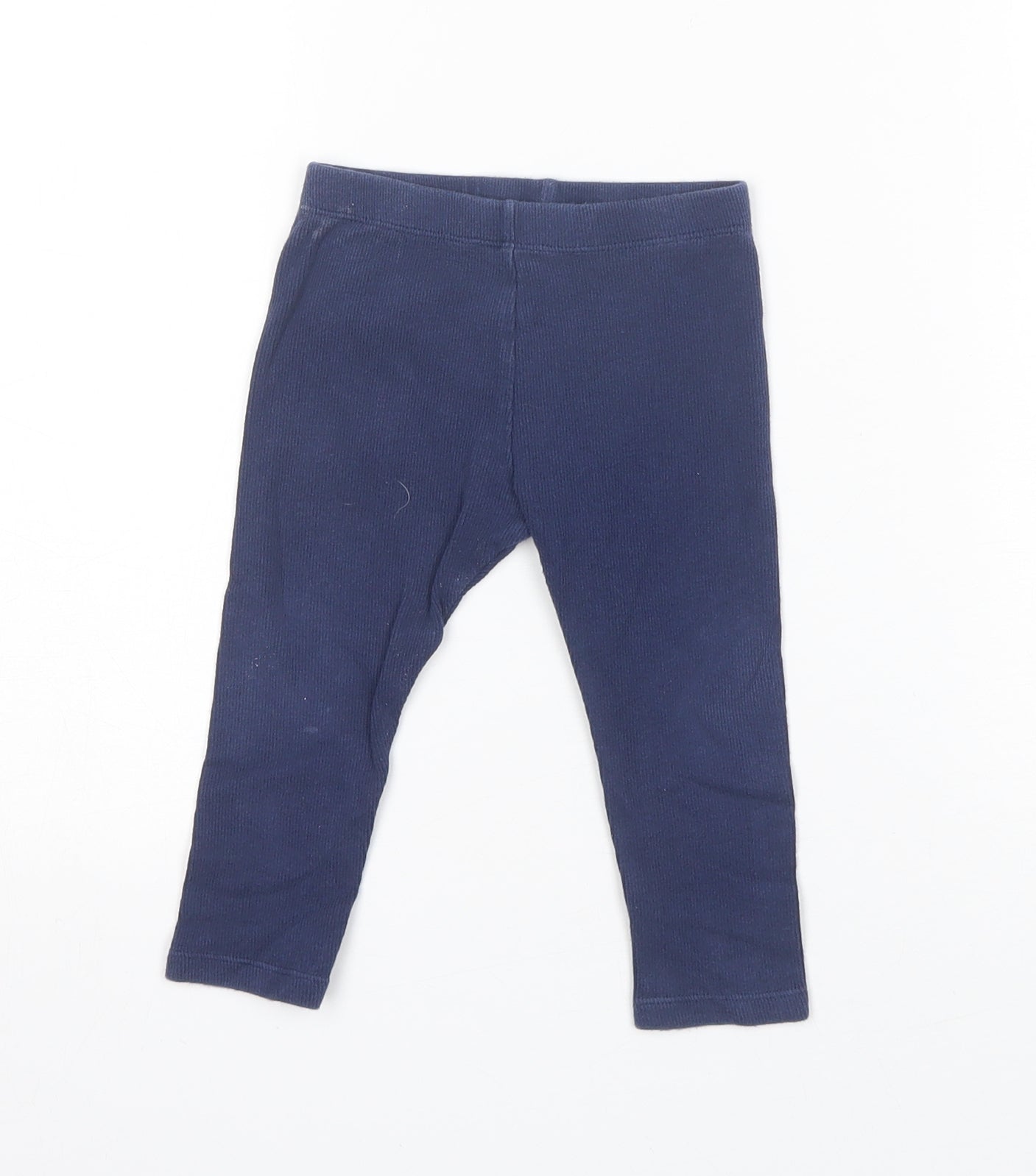 Marks and Spencer Baby Blue  Cotton Sweatpants Trousers Size 12-18 Months