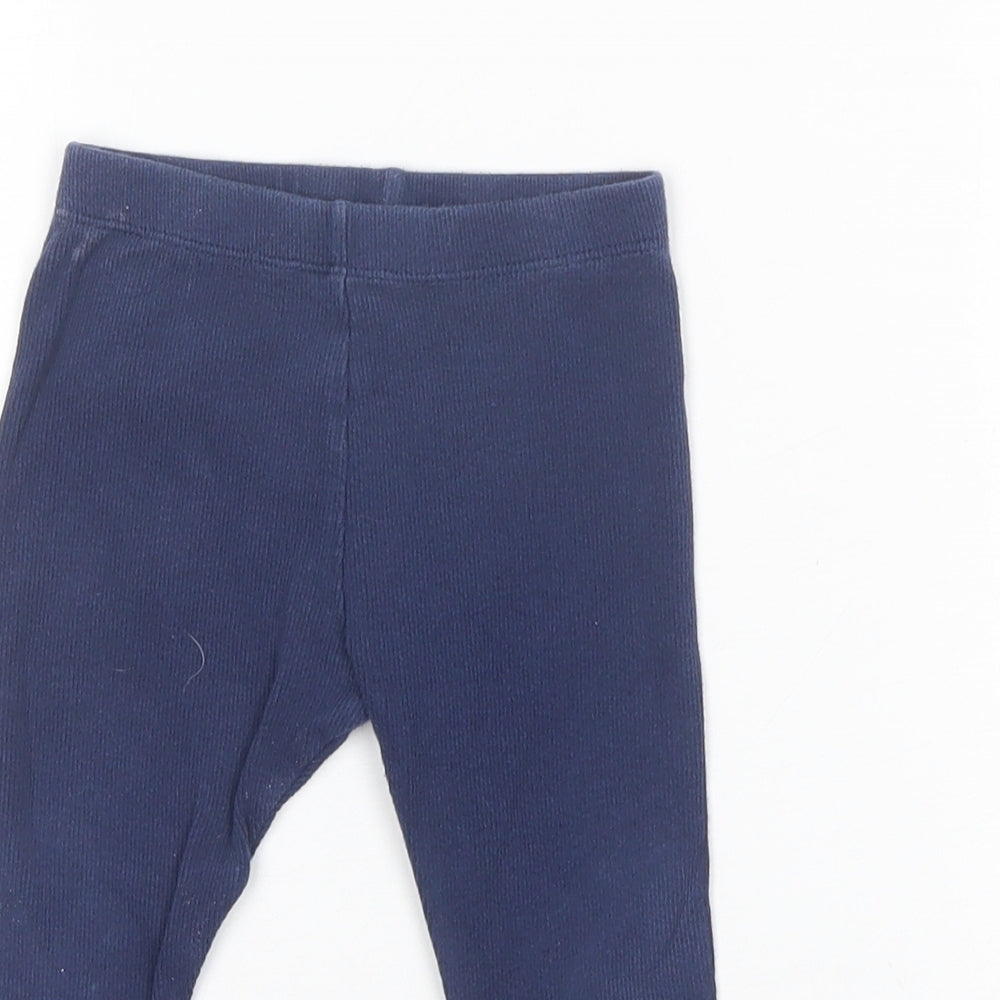 Marks and Spencer Baby Blue  Cotton Sweatpants Trousers Size 12-18 Months