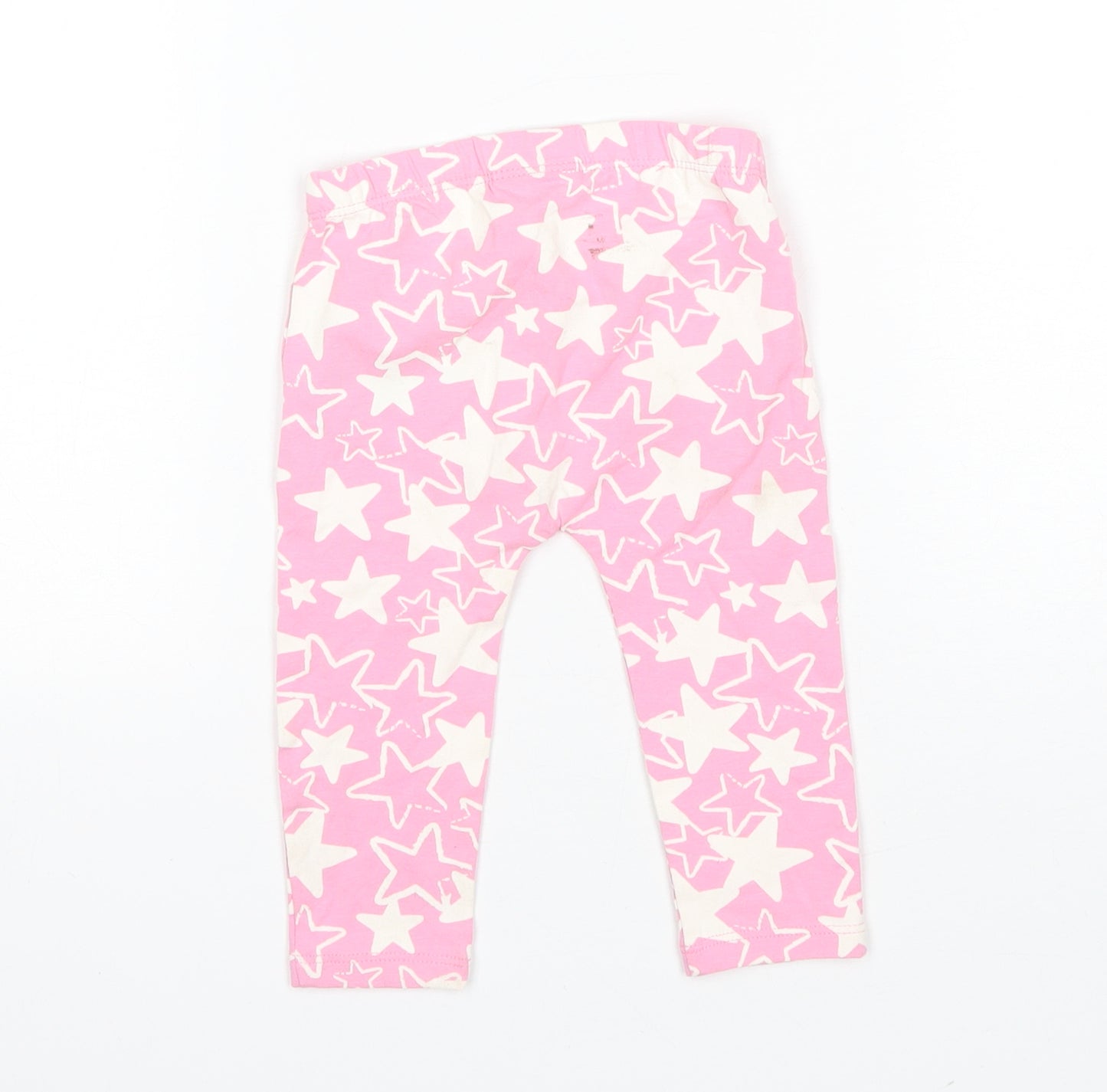 Blue Zoo Baby Pink  Cotton Jogger Trousers Size 3-6 Months