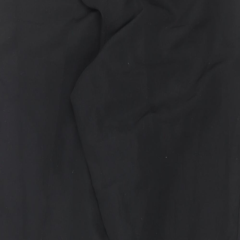 Slazenger Mens Black  Polyester Sweatpants Trousers Size L L27 in Regular