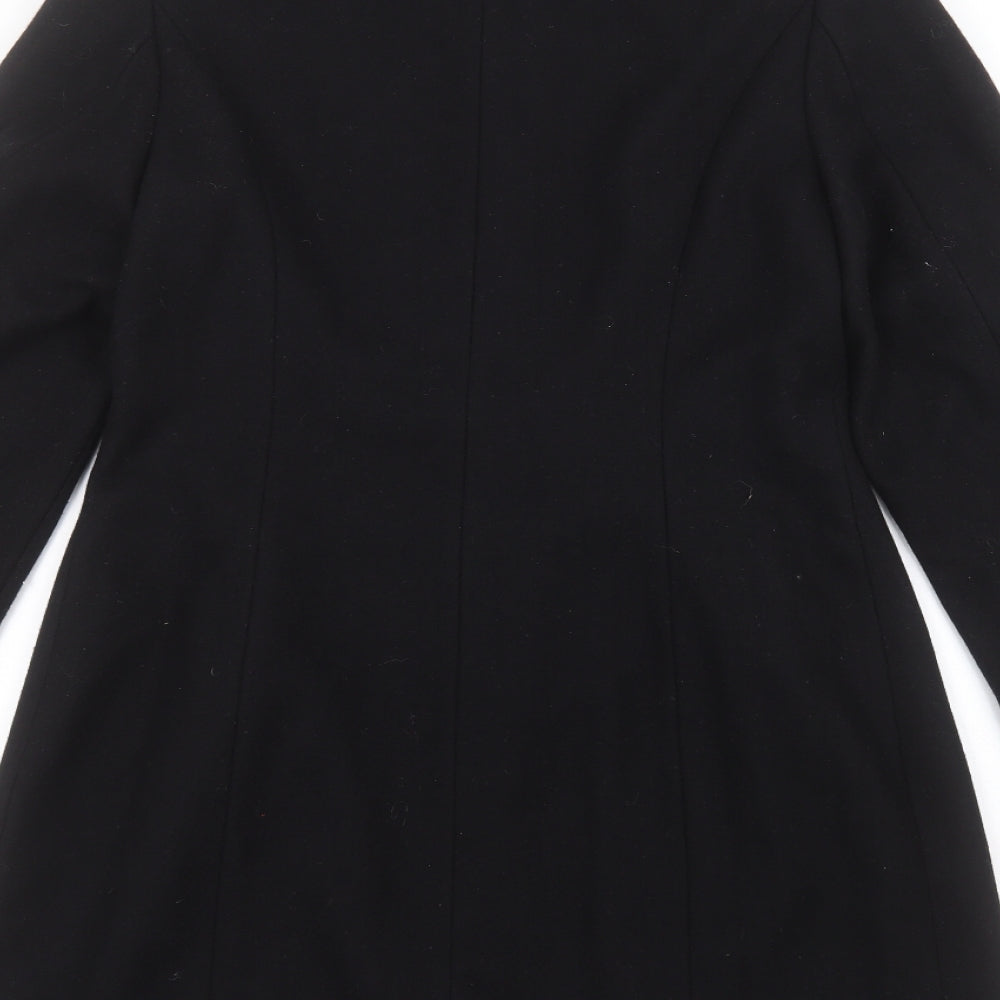 George Womens Black   Overcoat Coat Size 10