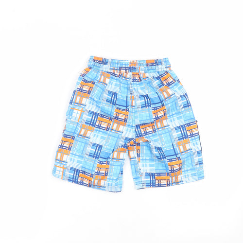 Preworn Boys Blue  Polyester Bermuda Shorts Size 7 Years  Regular  - swim short