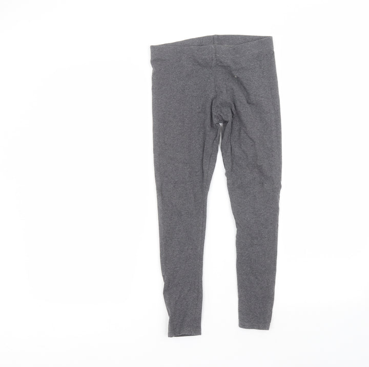 NEXT Girls Grey Cotton Jegging Trousers Size 11 Years Regular