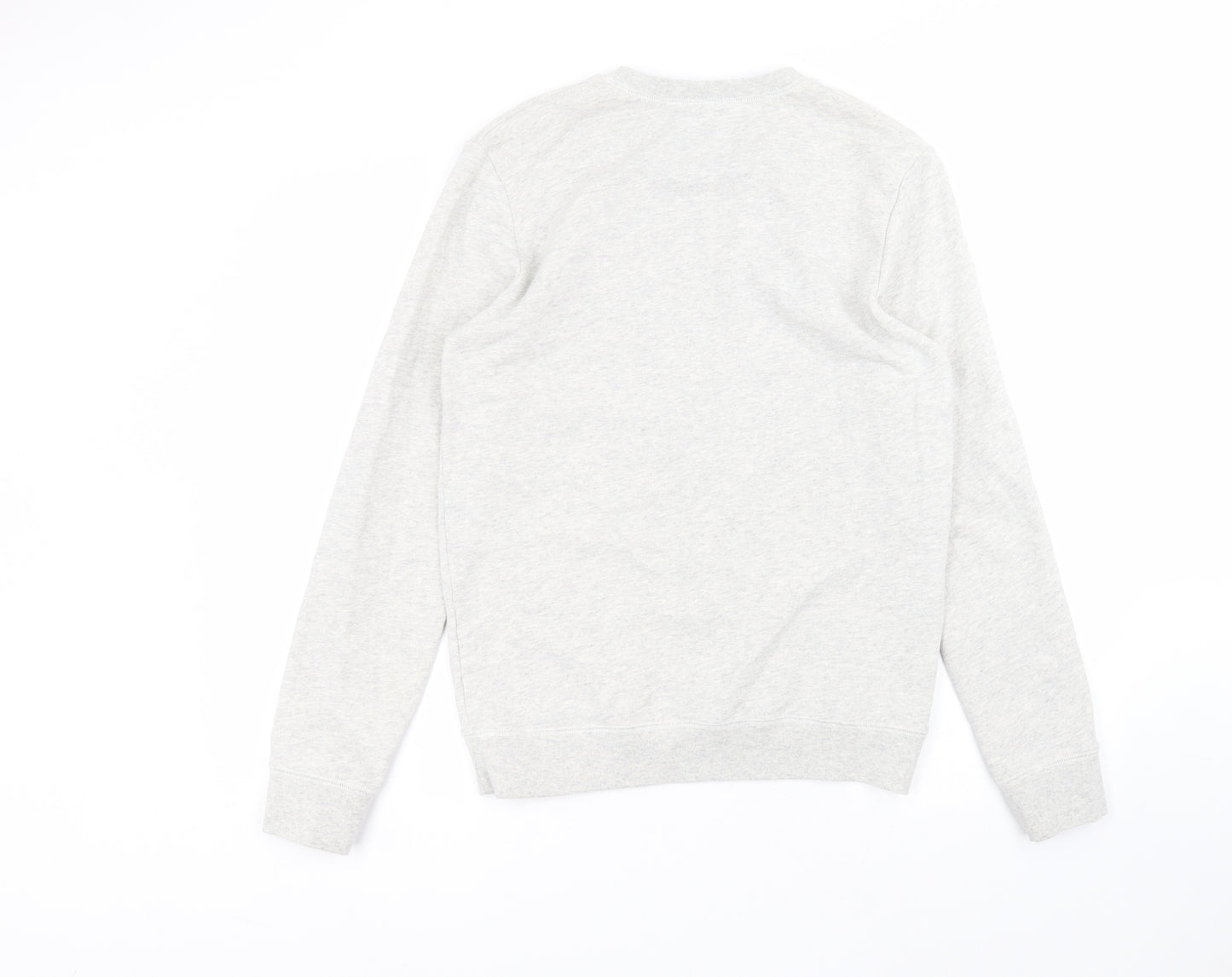 Irreverence Mens Grey Round Neck  Cotton Pullover Jumper Size S