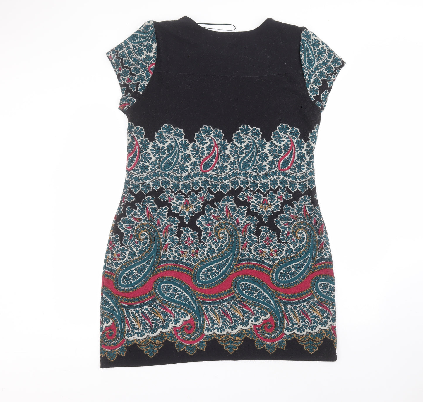 Inspire Collection Womens Black  Polyester A-Line  Size L  Round Neck