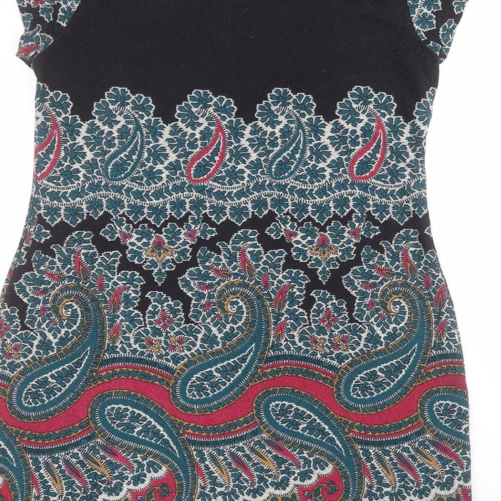 Inspire Collection Womens Black  Polyester A-Line  Size L  Round Neck