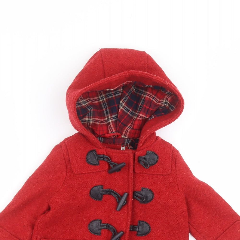 Gap Baby Red   Parka Coat Size 18-24 Months