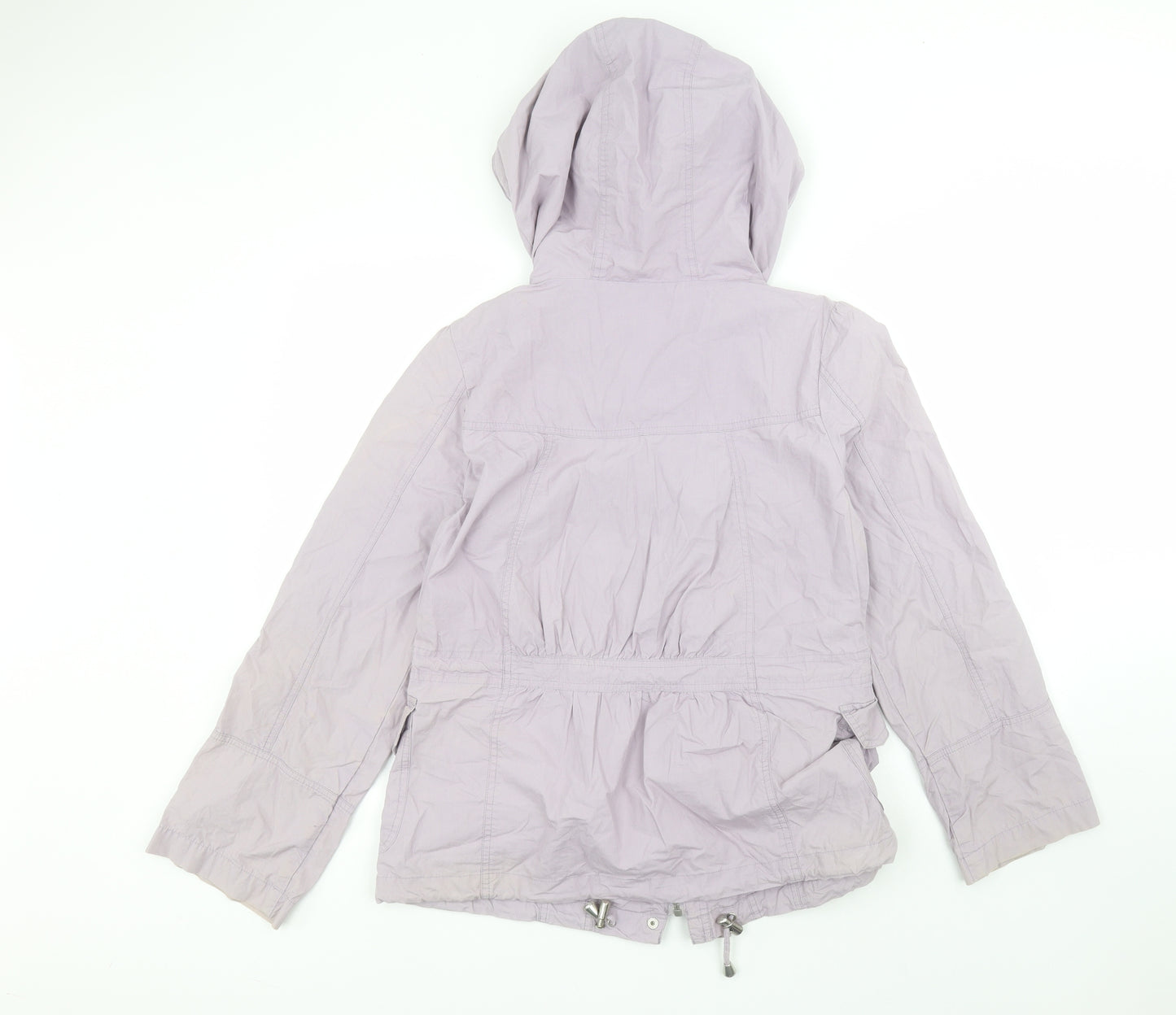 New Look Womens Purple   Parka Coat Size 12