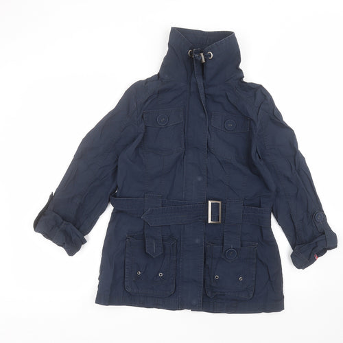 Marks and Spencer Womens Blue   Pea Coat Coat Size 10