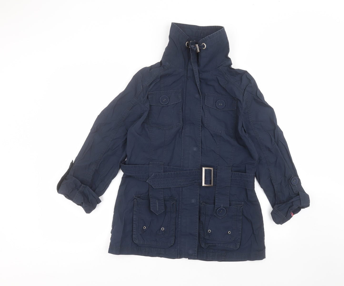 Marks and Spencer Womens Blue   Pea Coat Coat Size 10