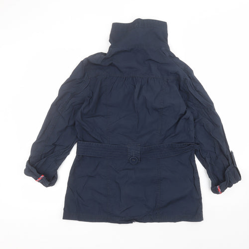Marks and Spencer Womens Blue   Pea Coat Coat Size 10