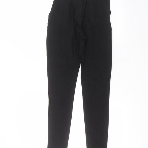 George Womens Black  Polyester Trousers  Size 8 L26 in Regular