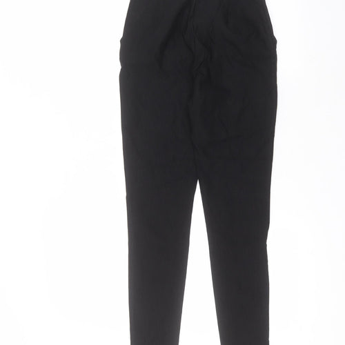 George Womens Black  Polyester Trousers  Size 8 L26 in Regular
