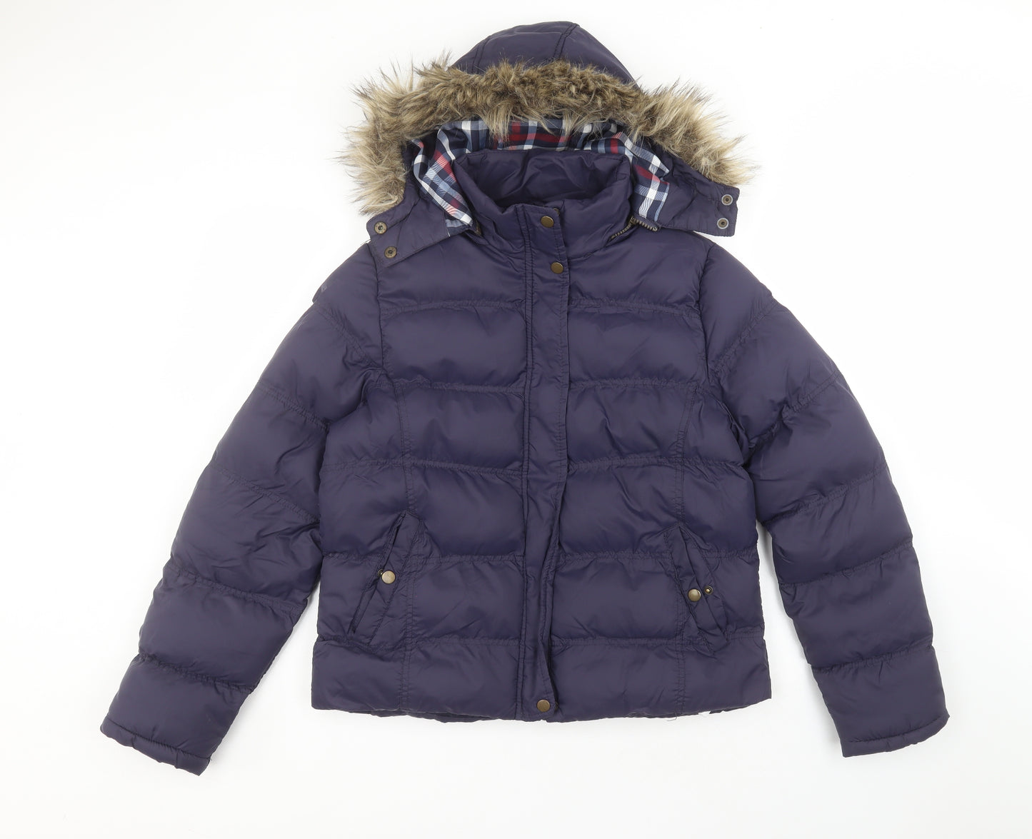 Brave Soul Womens Blue   Parka Coat Size XL