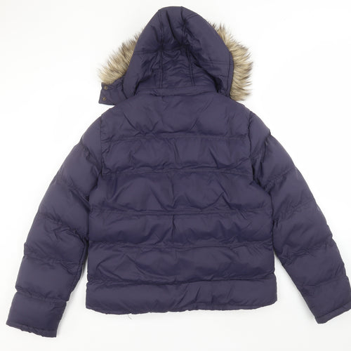 Brave Soul Womens Blue   Parka Coat Size XL