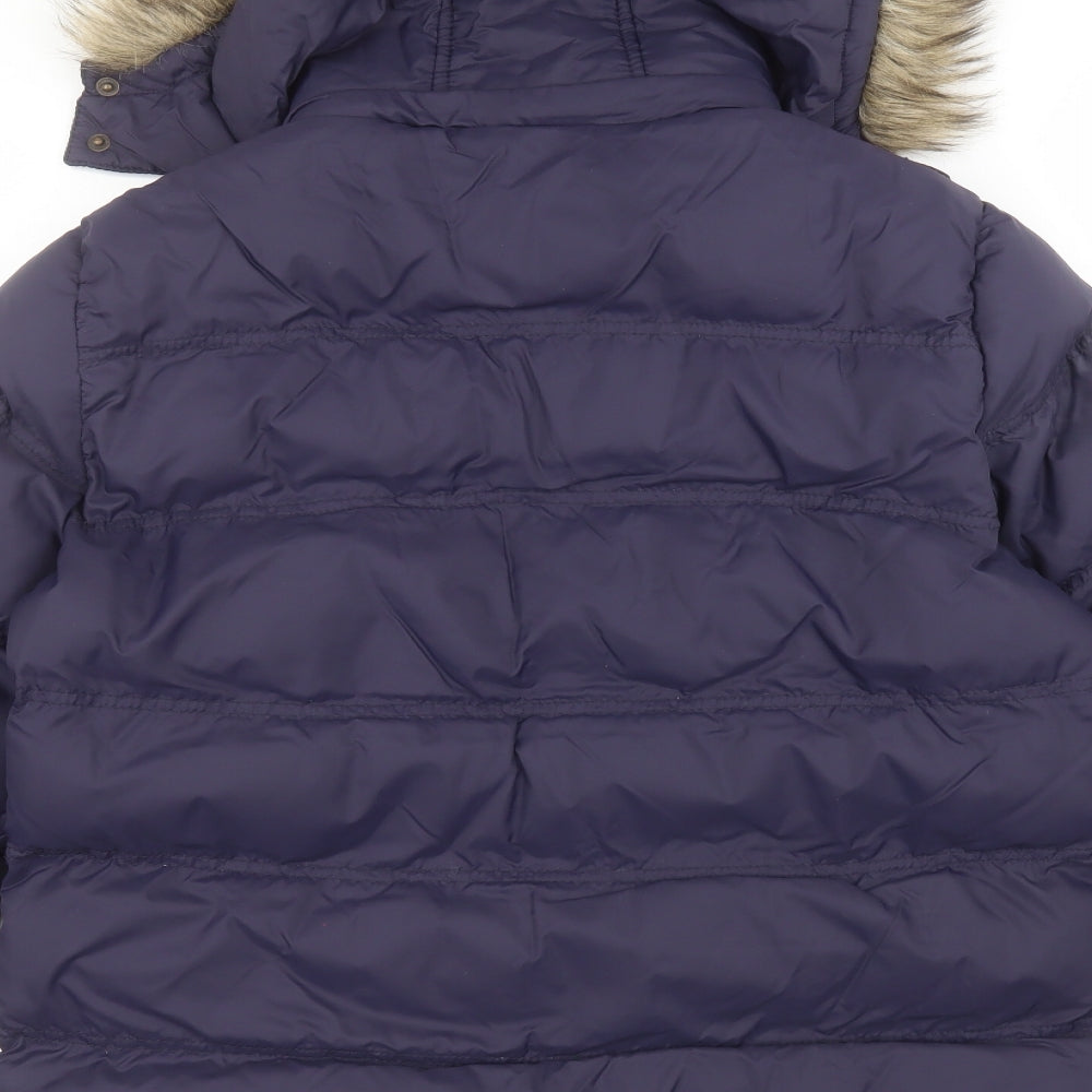 Brave Soul Womens Blue   Parka Coat Size XL