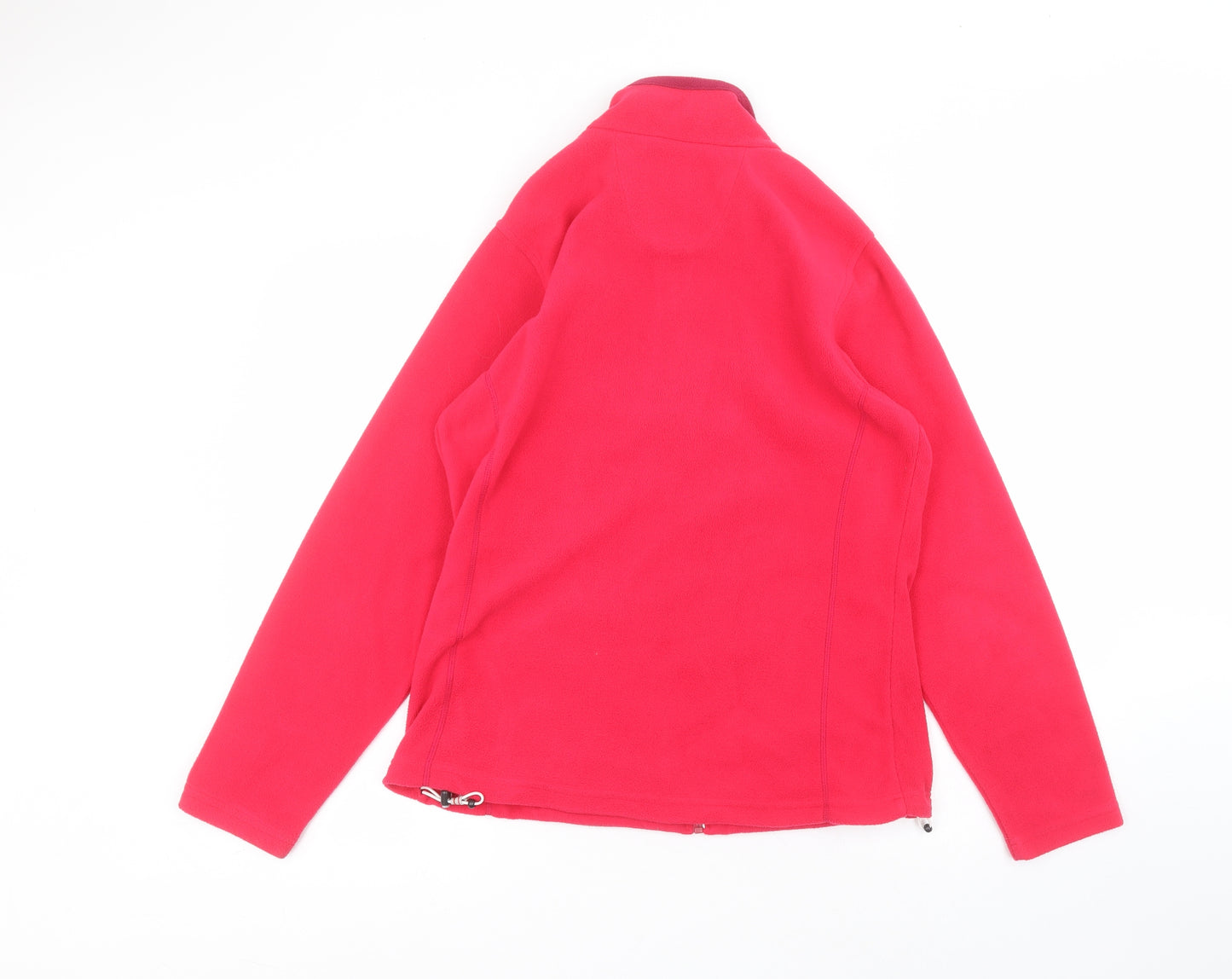 Regatta Womens Pink Round Neck  Polyester Full Zip Jumper Size 12