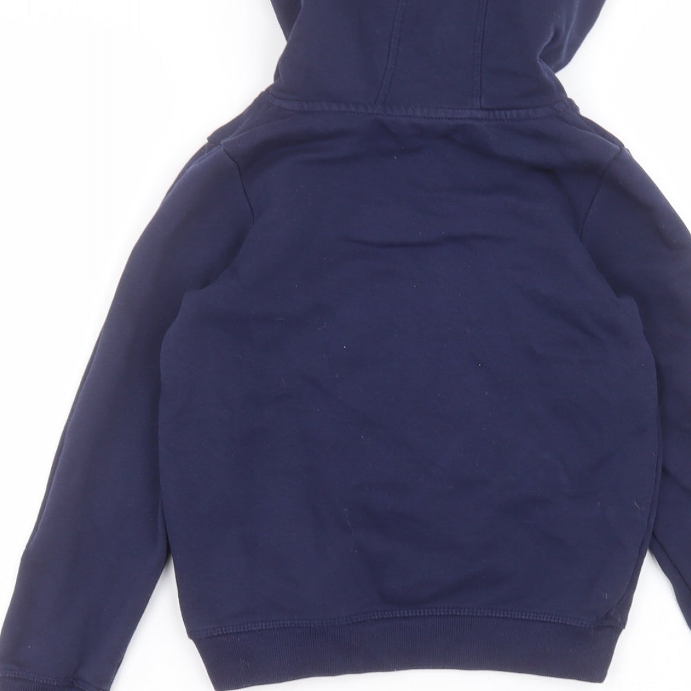 George Girls Blue  Cotton Pullover Hoodie Size 9-10 Years
