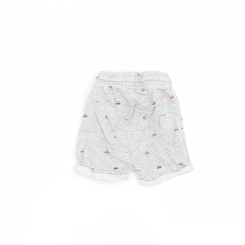 George Girls Grey  Cotton Sweat Shorts Size 2-3 Years  Regular