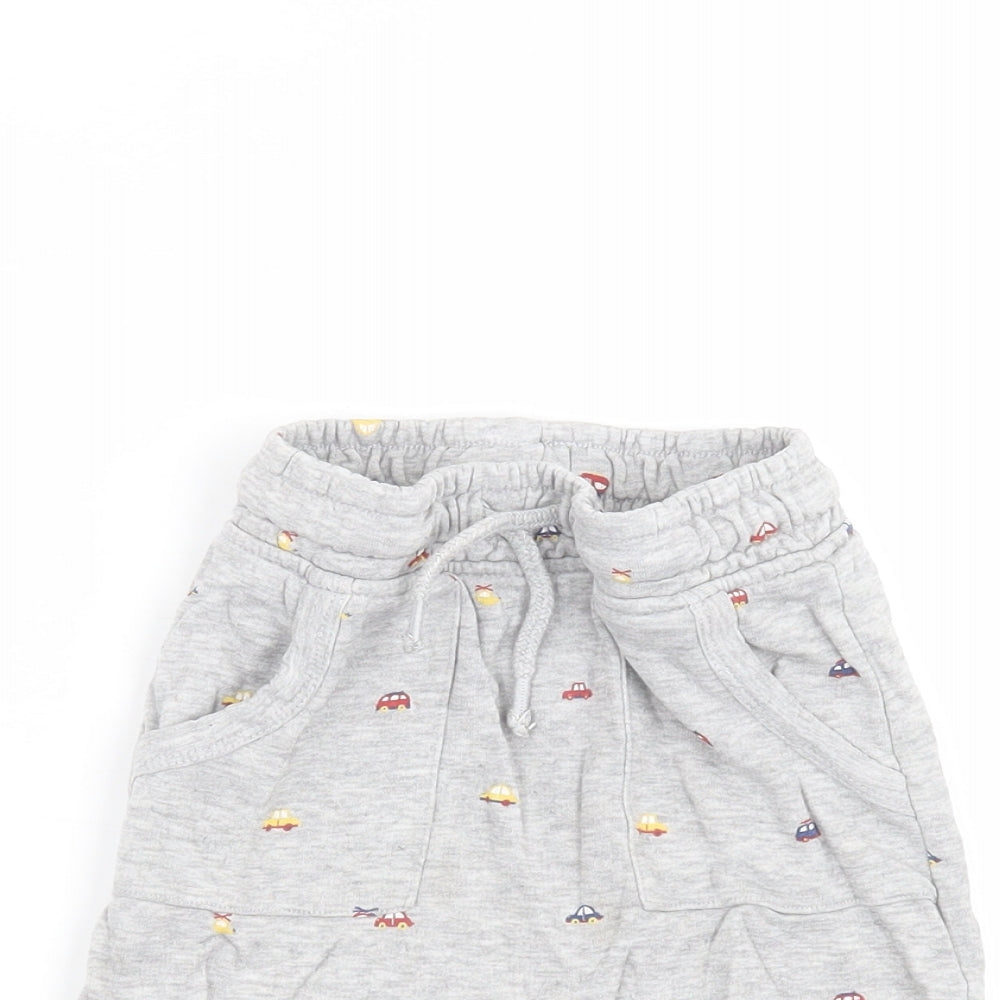 George Girls Grey  Cotton Sweat Shorts Size 2-3 Years  Regular
