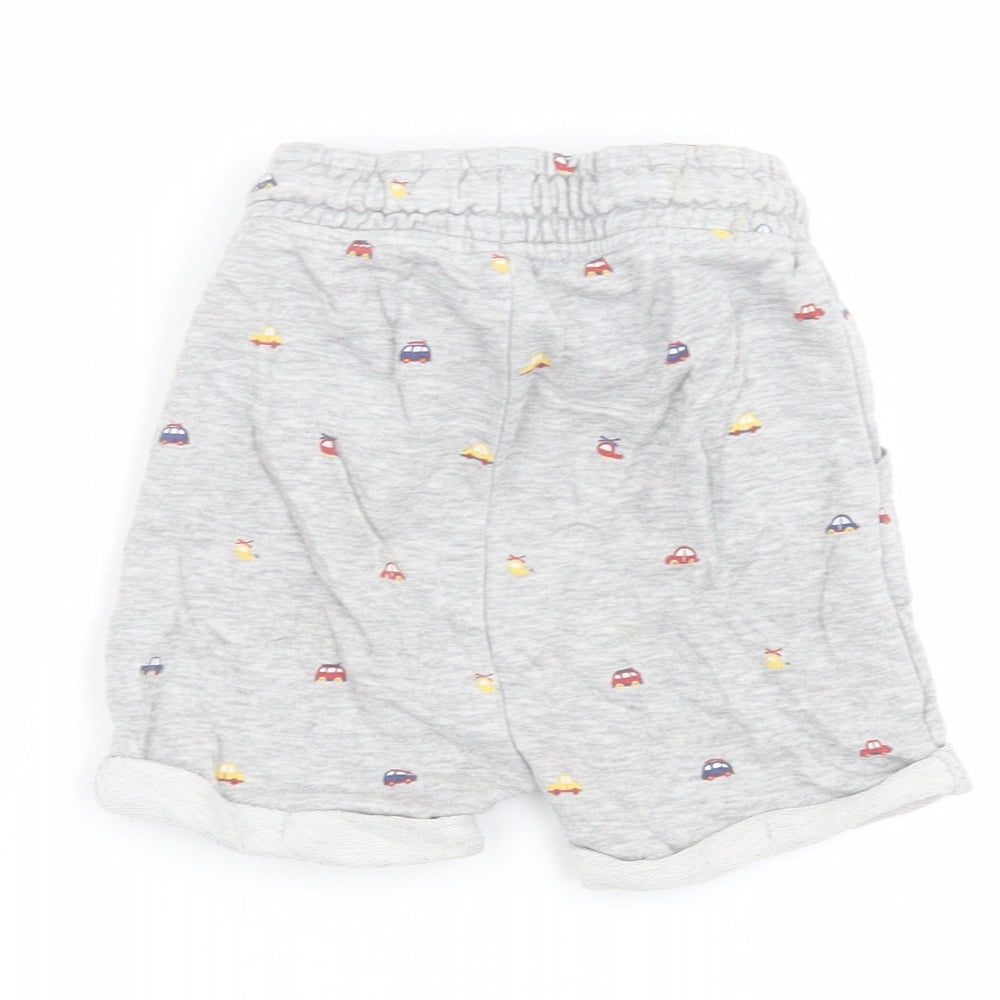 George Girls Grey  Cotton Sweat Shorts Size 2-3 Years  Regular