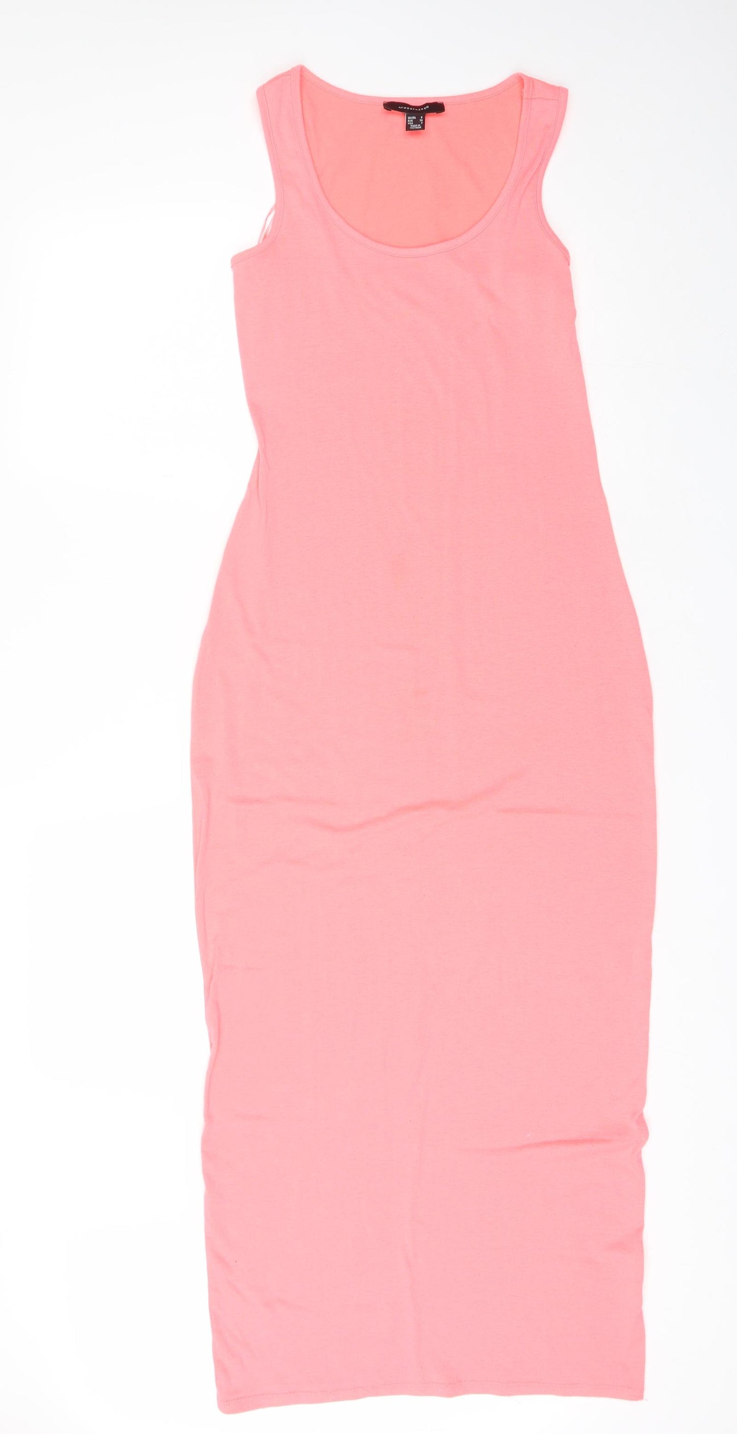 Atmosphere Womens Pink  Polyester Bodycon  Size 6  Round Neck