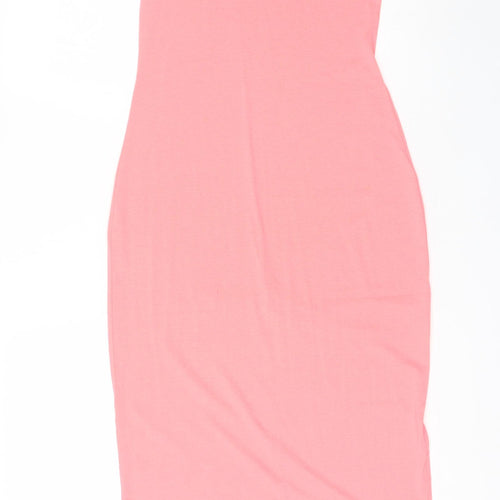Atmosphere Womens Pink  Polyester Bodycon  Size 6  Round Neck