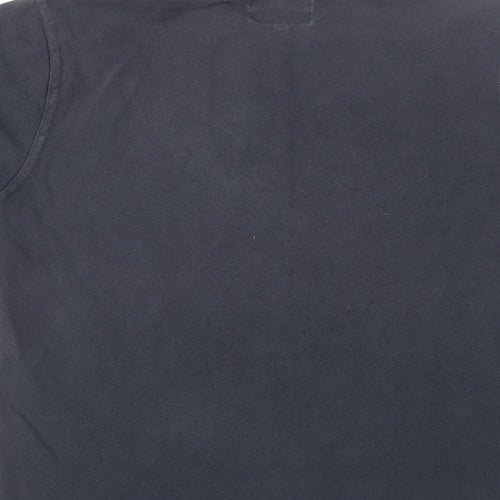 PEACEFUL HOOLIGAN Mens Blue  Cotton  Polo Size M Collared