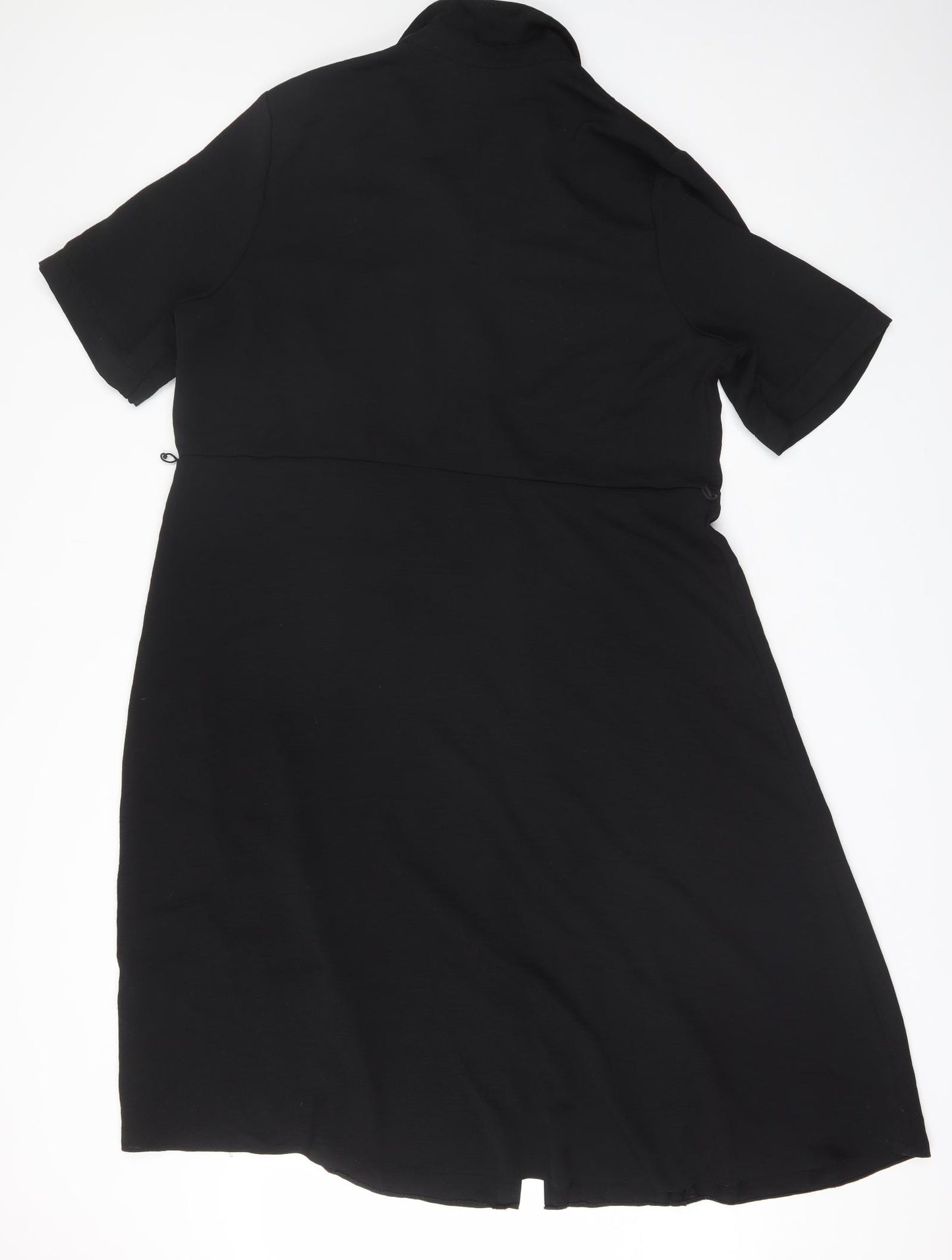 George Womens Black  Polyester Shift  Size 20  Collared