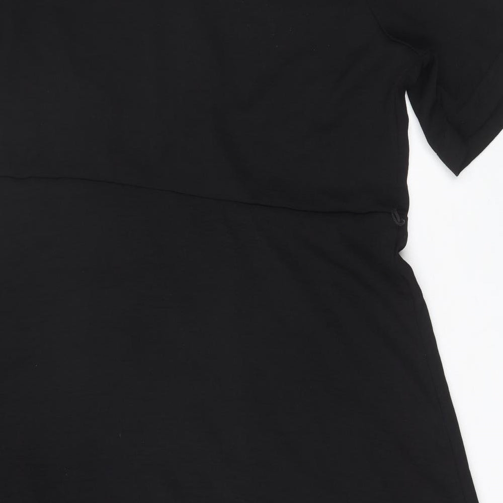 George Womens Black  Polyester Shift  Size 20  Collared