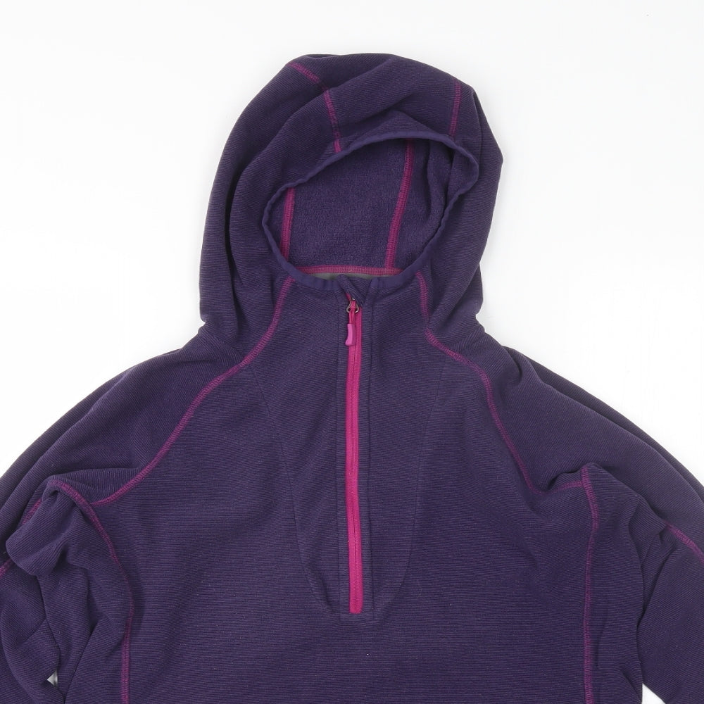 RAB Womens Purple  Polyester Pullover Hoodie Size 14