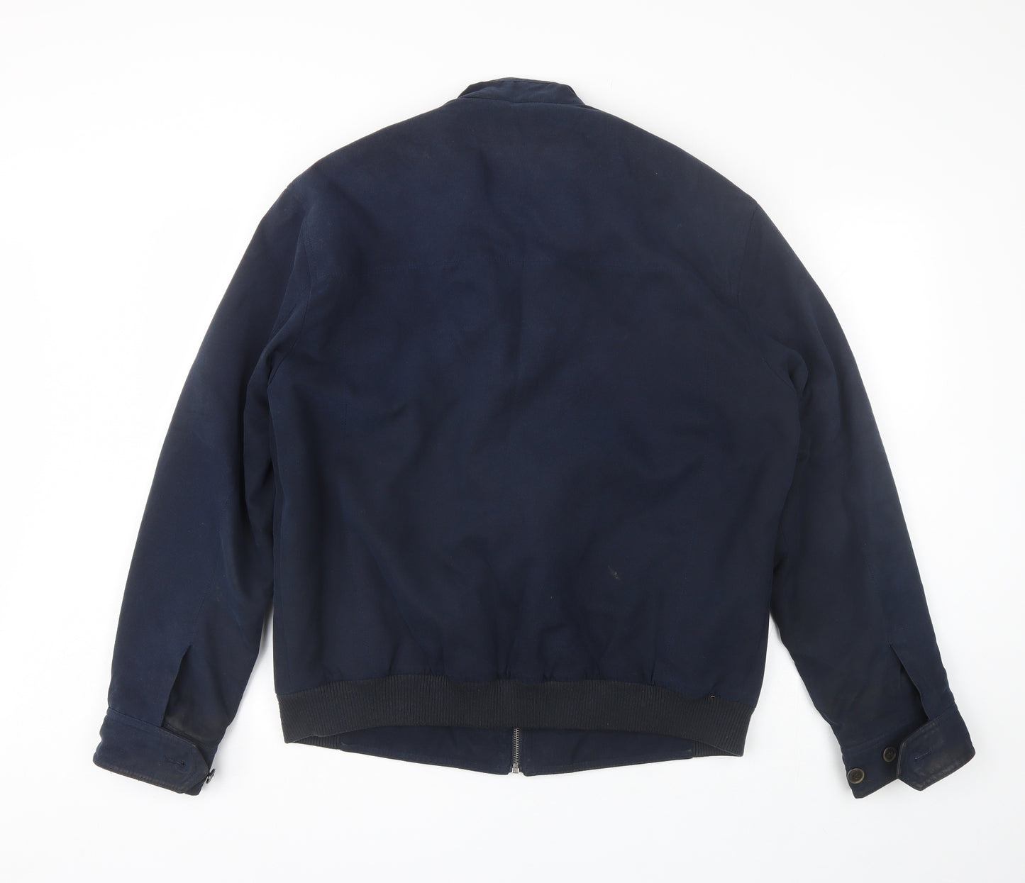 Marks and Spencer Mens Blue   Bomber Jacket Jacket Size L