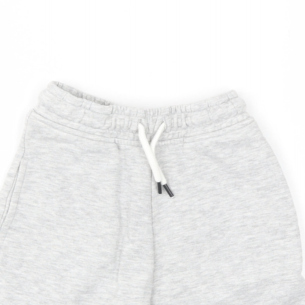 NEXT Boys Grey  Cotton Sweat Shorts Size 7 Years  Regular