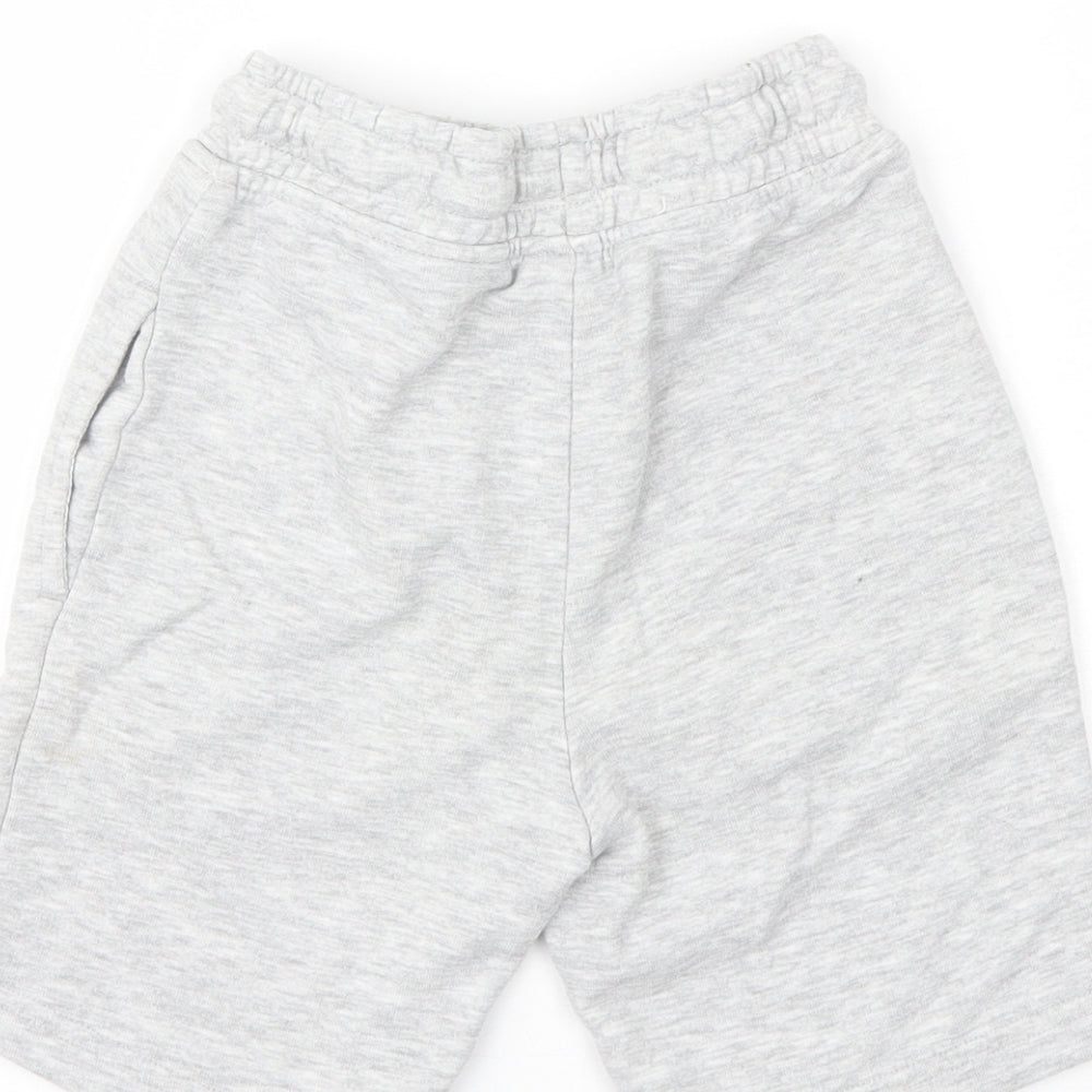 NEXT Boys Grey  Cotton Sweat Shorts Size 7 Years  Regular