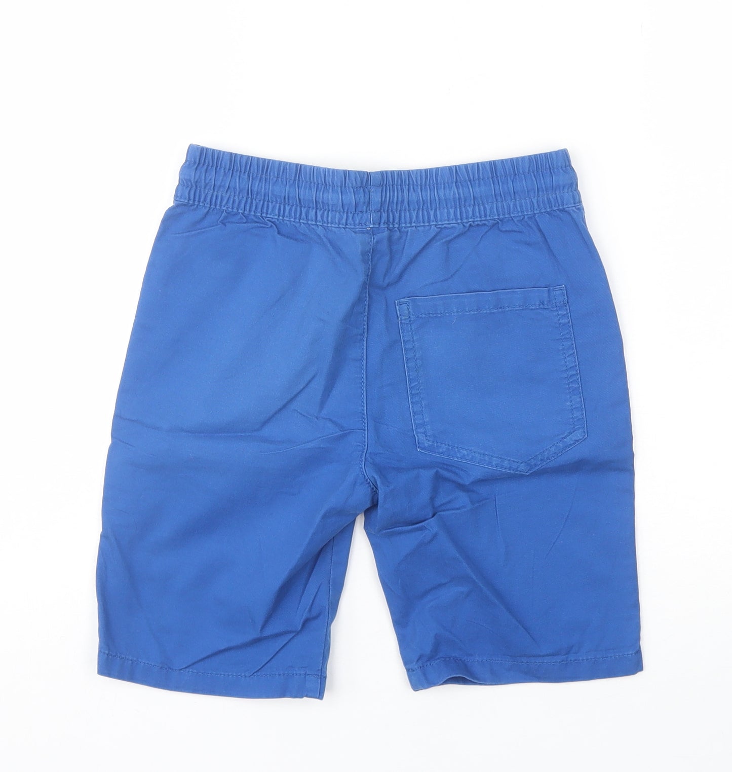 F&F Boys Blue  Cotton Bermuda Shorts Size 7-8 Years  Regular
