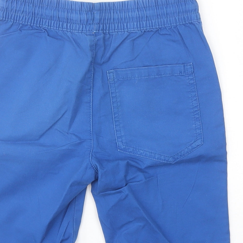 F&F Boys Blue  Cotton Bermuda Shorts Size 7-8 Years  Regular