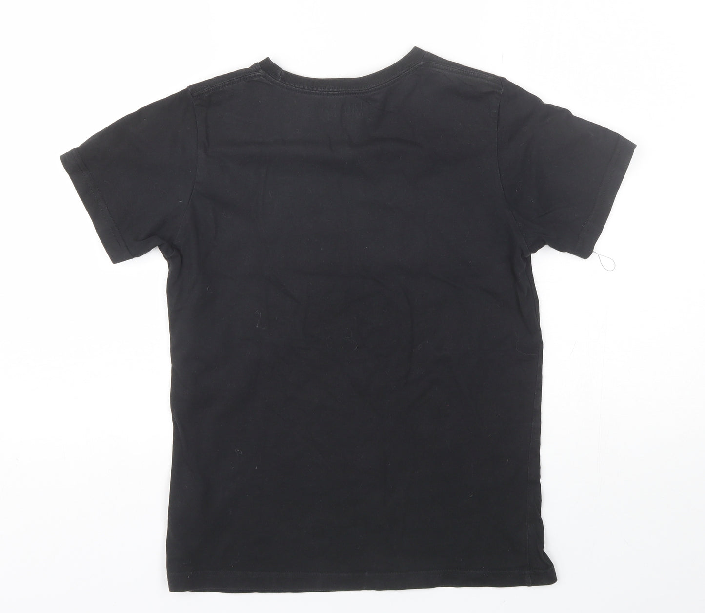Billabong Womens Black  Cotton Basic T-Shirt Size 12 Round Neck