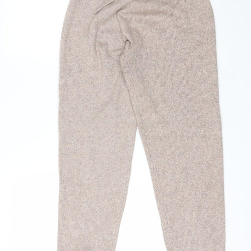 New Look Womens Pink  Acrylic Sweatpants Trousers Size M L28 in Regular