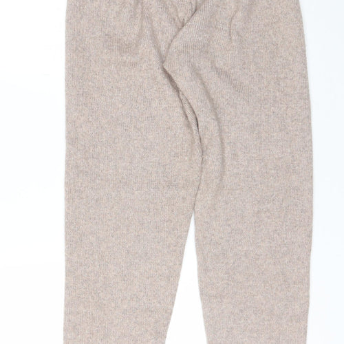 New Look Womens Pink  Acrylic Sweatpants Trousers Size M L28 in Regular