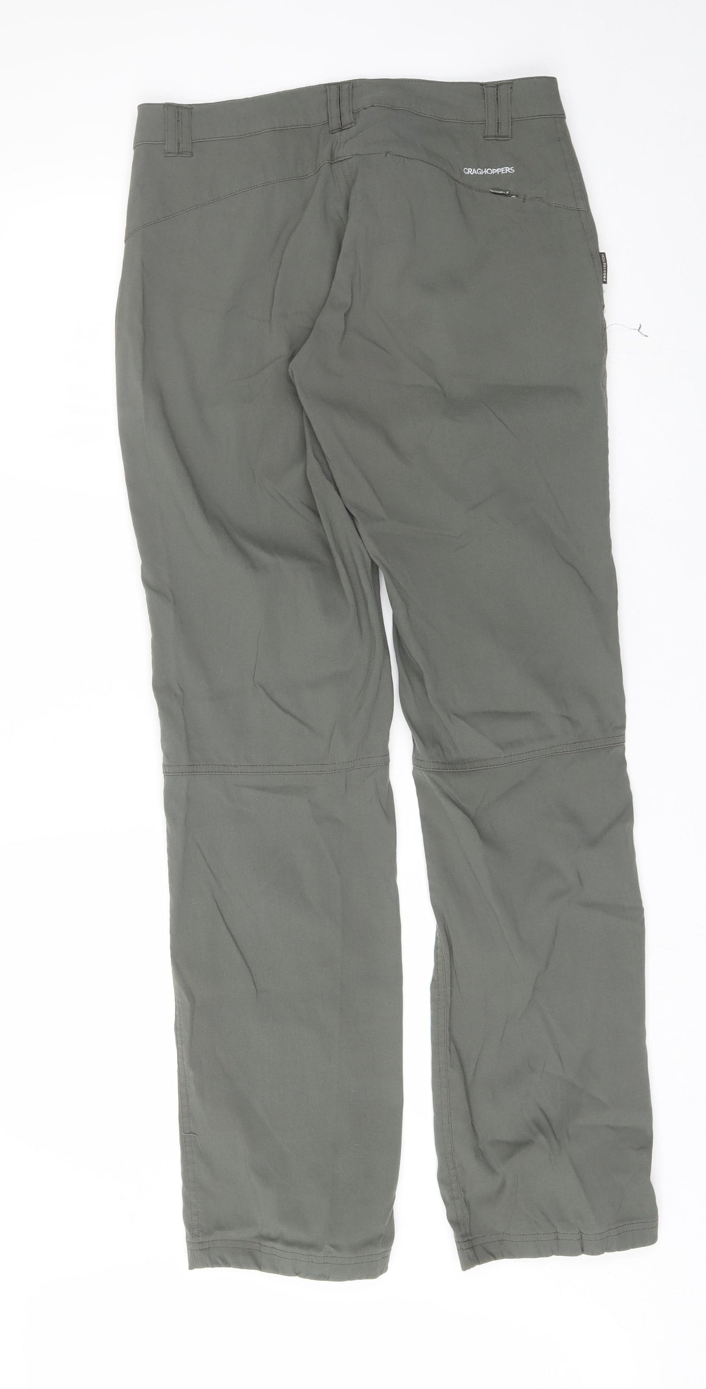 Craghoppers Womens Green  Polyamide Trousers  Size 10 L32 in Regular