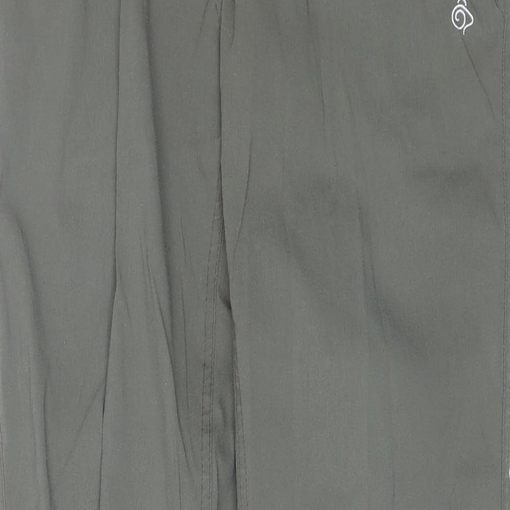 Craghoppers Womens Green  Polyamide Trousers  Size 10 L32 in Regular