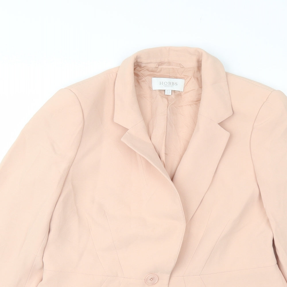 Hobbs Womens Pink   Jacket Blazer Size 12