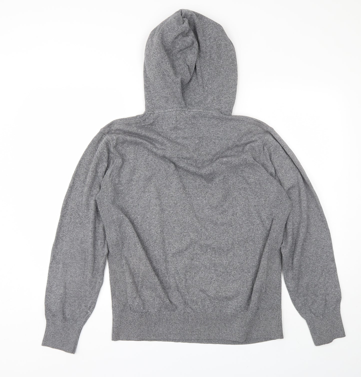 NEXT Mens Grey  Cotton Blend Pullover Hoodie Size XL