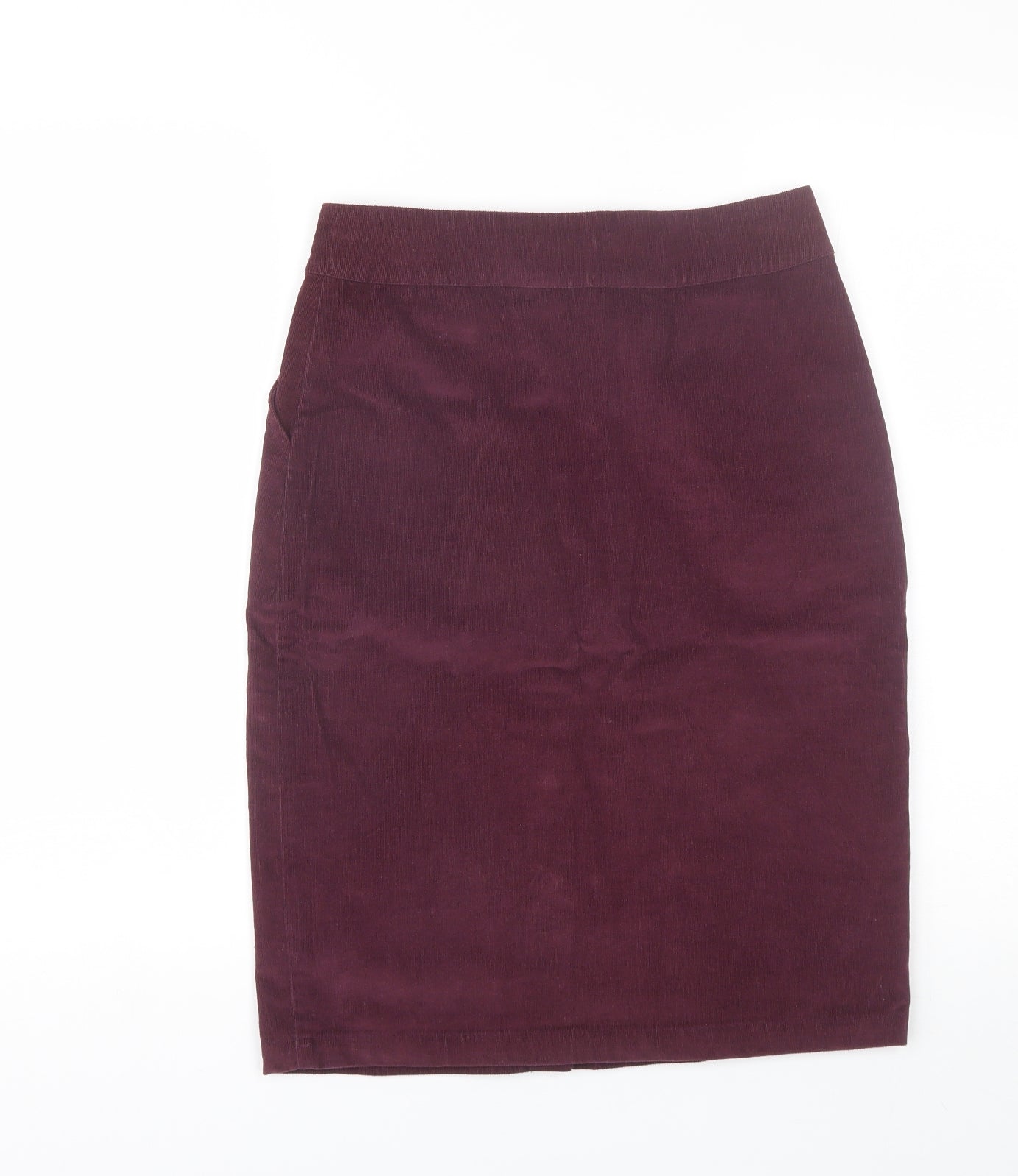 Quba & Co Womens Purple  Cotton A-Line Skirt Size 8